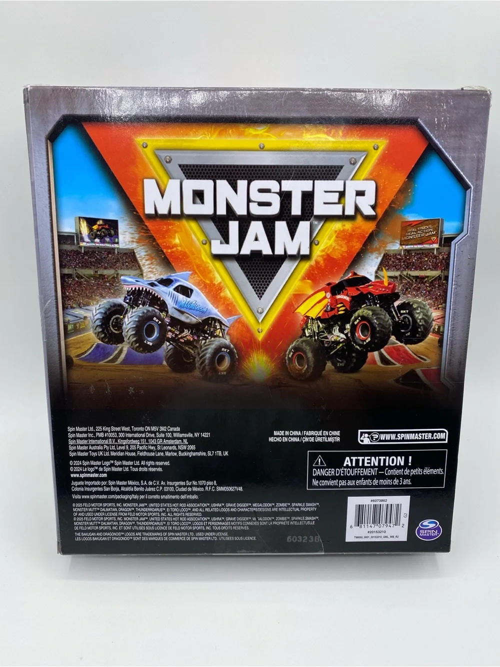 Monster Jam 2025 Spin Master 1:72 Mini Truck 8-Pack Diecast New/Sealed